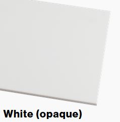 White Opaque COLORHUES 1/4IN