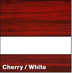 Cherry/White LASERMARK .052IN