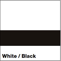 White/Black LASERMARK .052IN