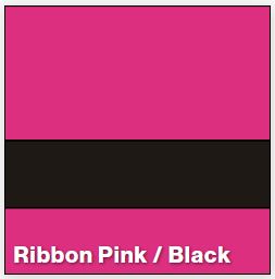 Ribbon Pink/Black LASERMAX 1/16IN
