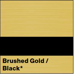 Brushed Gold/Black LASERMAX 1/32IN