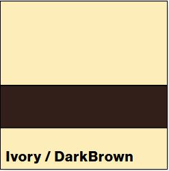 Ivory/Dark Brown LASERMAX 1/16IN