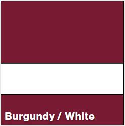 Burgundy/White MATTE 1/16IN
