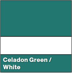 Celadon Green/White MATTE 1/16IN