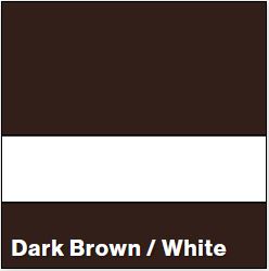 Dark Brown/White MATTE 1/16IN