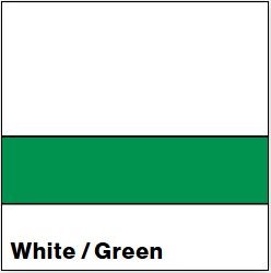 White/Green MATTE 1/16IN