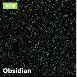 Obsidian ColorHues Glitter 1/8IN 1-ply