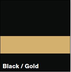 Black/Gold SATIN 1/16IN