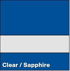 Clear/Sapphire Blue SLICKER 1/16IN