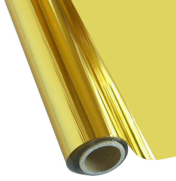 12.5IN BRIGHT GOLD TEXTILE FOIL 25FT