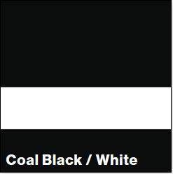Coal Black/White TEXTURE 1/8IN
