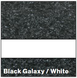 Black Galaxy/White THE NATURALS 1/16IN