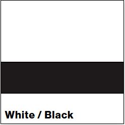 White/Black ULTRAGRAVE SATIN 1/16IN