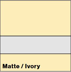 Matte/Ivory ULTRAMATTES REVERSE 1/16IN