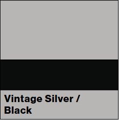 Vintage Silver/Black ULTRAMATTES FRONT 1/16IN