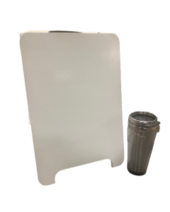 12x18IN A-BOARD 2-SIDE WHITE PRIME