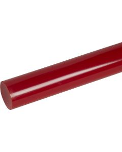 1/2IN EXT RED ACRYLIC ROD