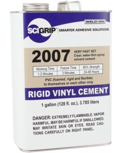 1 GALLON WELD-ON #2007 (PVC)