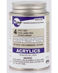4oz WELD-ON #4 (ACRYLIC, PC)