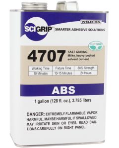 1 GALLON WELD-ON #4707 (MILK ABS)