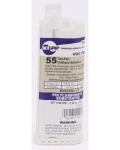 WELD-ON #55 Clr 50 ML 1:1 Cartridge