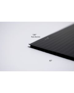 3mm 60x130IN BLACK CORRUGATED POLYPRO