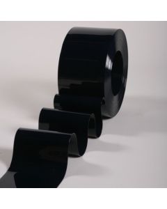 .080 x8IN BLACK PVC AIR CURTAIN
