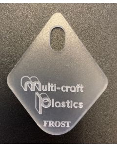 6mm 49x 97IN CLR FROSTED ACRYLIC