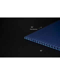 4mm 4x8FT NAVY BLUE CORRUGATED POLYPRO