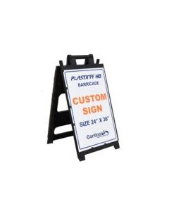 2-SIDED BLACK 24x36 HD BARRICADE
