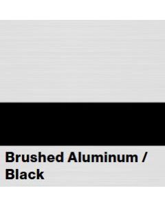 Brushed Aluminum/Black FLEXIBRASS .020IN