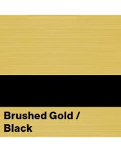 Brushed Gold/Black FLEXIBRASS .020IN