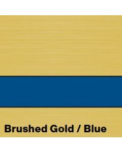 Brushed Gold/Blue FLEXIBRASS .020IN