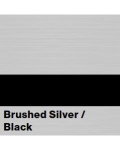 Brushed Silver/Black FLEXIBRASS .020IN