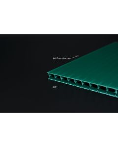 4mm 4x8FT DK GREEN CORRUGATED POLYPRO