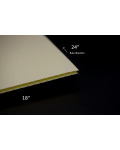 4mm 18x24IN IVORY CORRUGATED POLYPRO