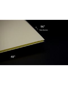 4mm 4x8FT IVORY CORRUGATED POLYPRO