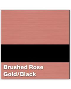 Brushed Rose Gold/Black LASERMARK 1/16IN