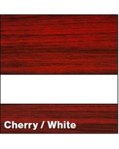 Cherry/White LASERMARK .052IN
