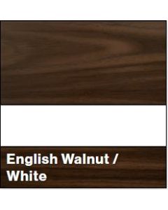 English Walnut/White LASERMARK .052IN