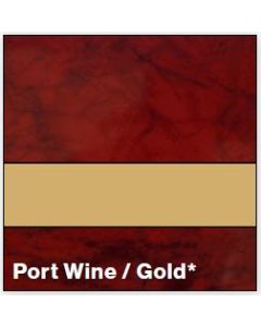 Port Wine/Gold LASERMAX 1/16IN