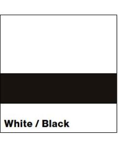 White/Black LASERMARK .052IN