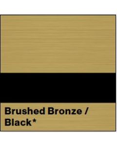 BrushedBronze/Black METAL 1/16IN