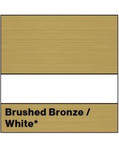 BrushedBronze/White METAL 1/16IN