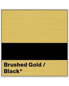 Brushed Gold/Black LASERMAX 1/8IN