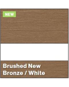 Brushed New Bronze/White LASERMAX 1/16IN