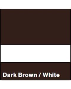 Dark Brown/White LASERMAX 1/16IN
