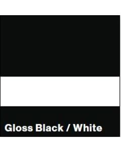Gloss Black/White LASERMAX 1/16IN