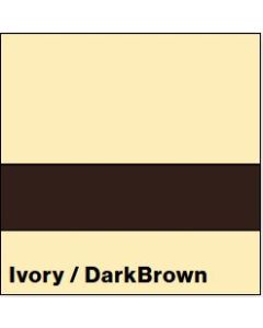 Ivory/Dark Brown LASERMAX 1/16IN