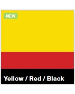 Yellow/Red/Black TRI LAYER 1/16IN